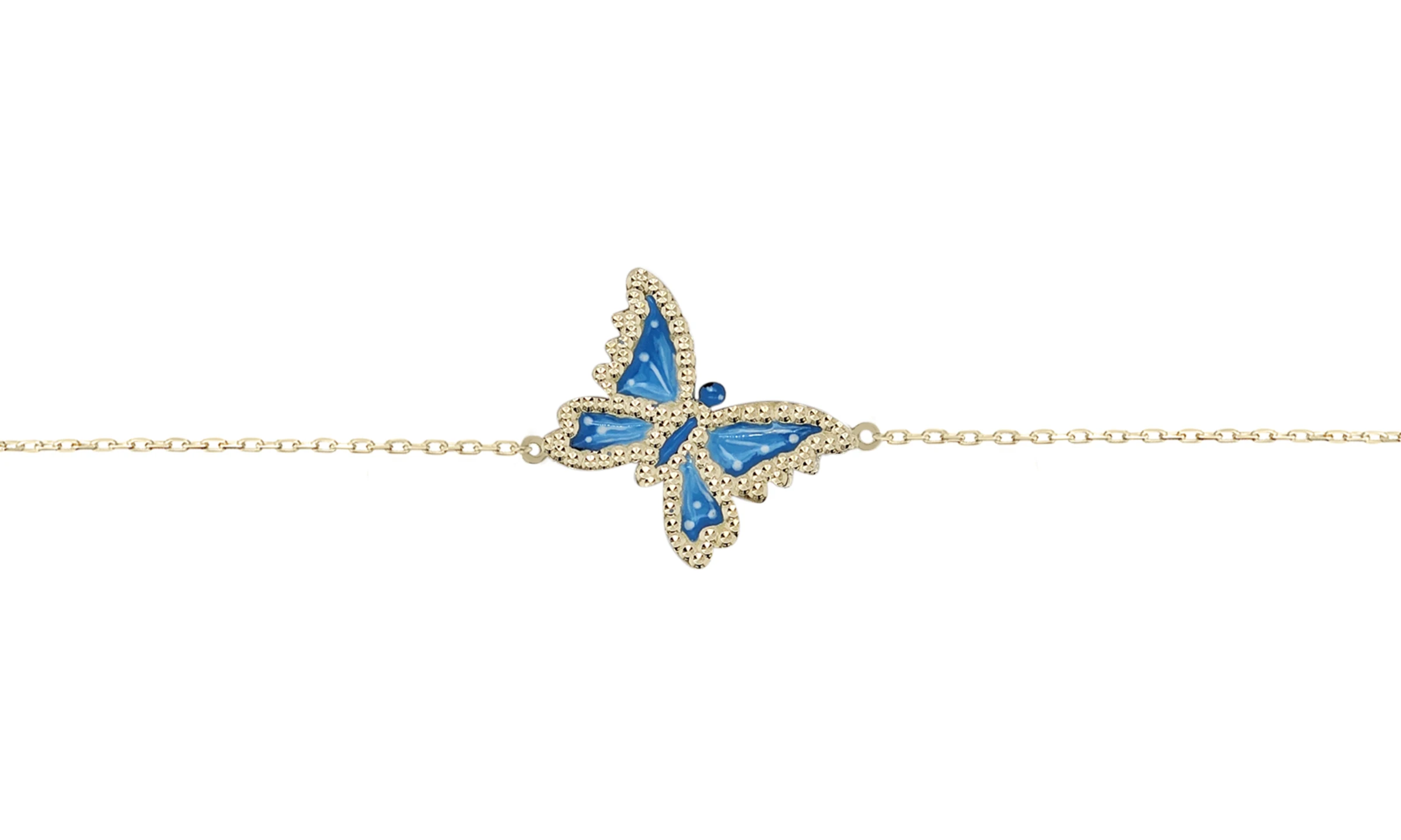 BUTTERFLY BRACELET BLUE