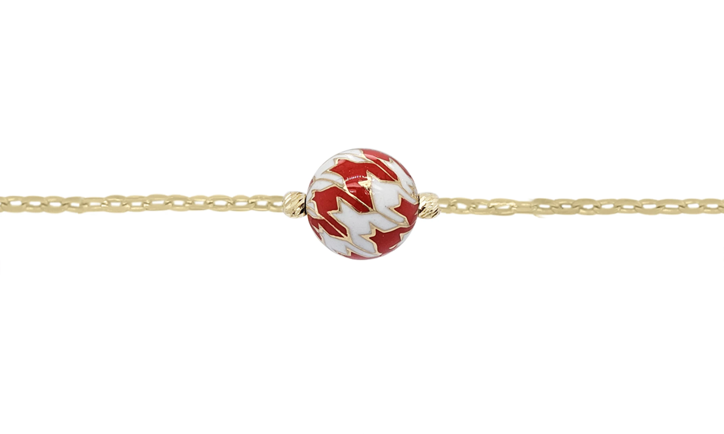 CHRISTIE'S BRACELET WHITE AND RED