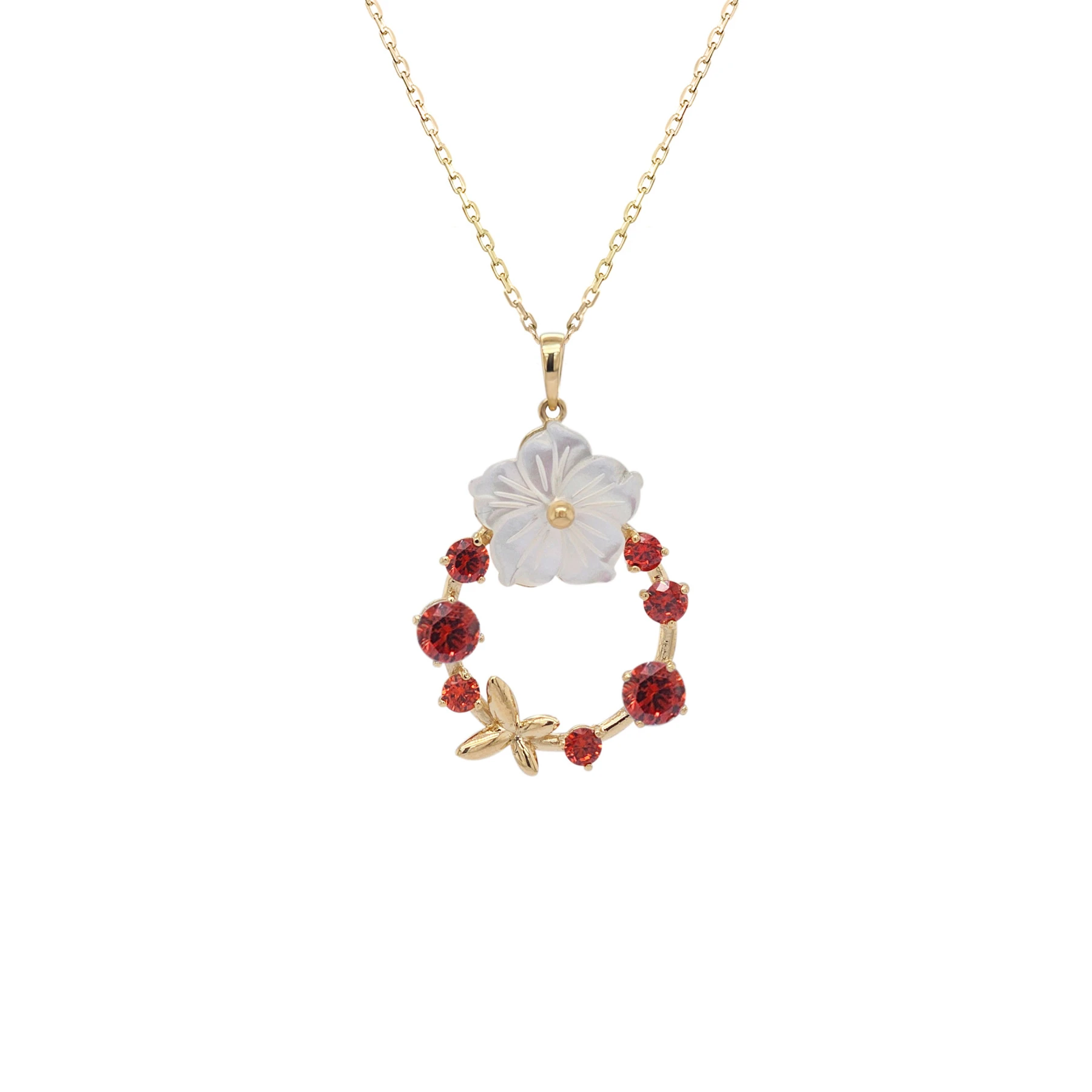 NATURA NECKLACE RED