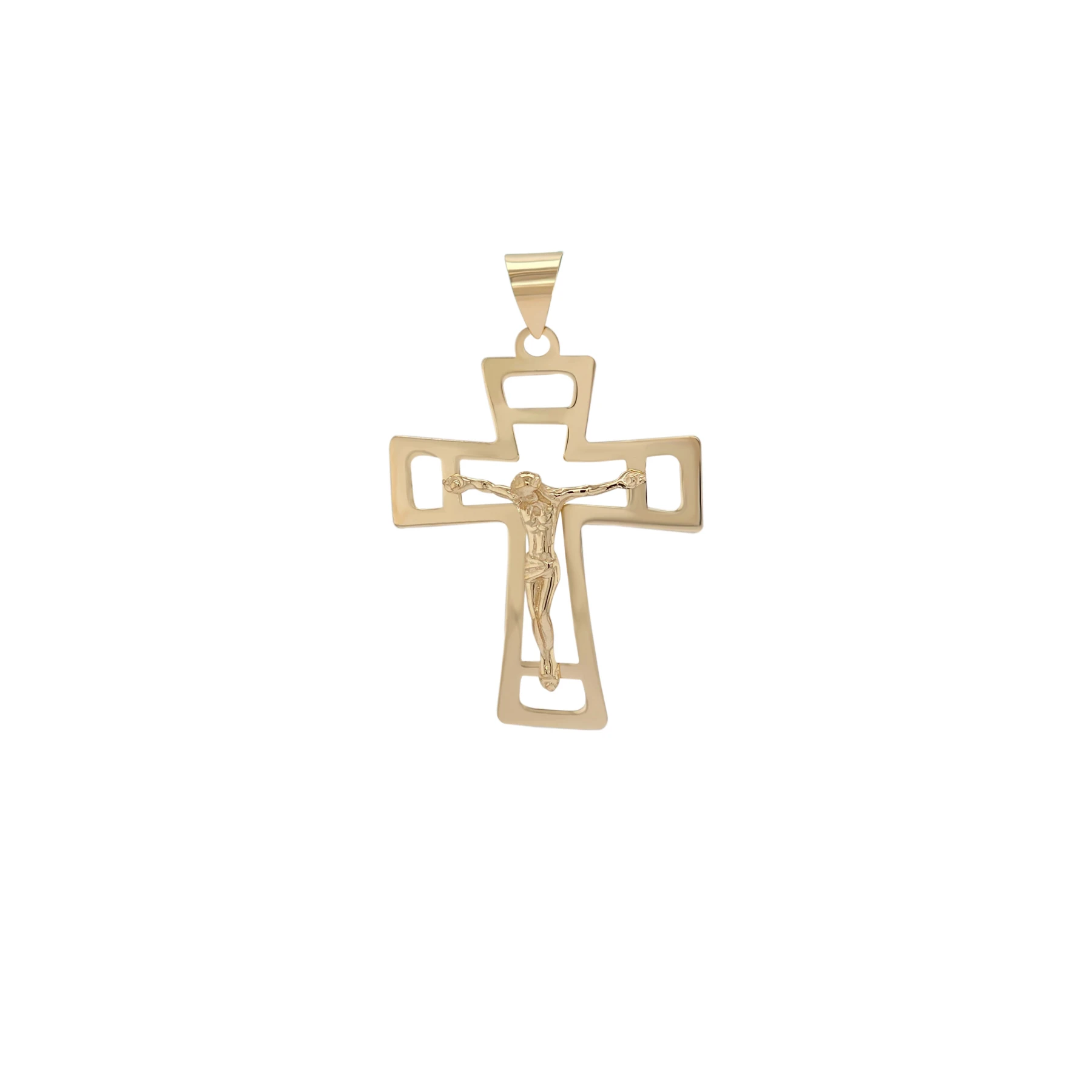 CROSS WITH JESUS BIG 4.5 CM 