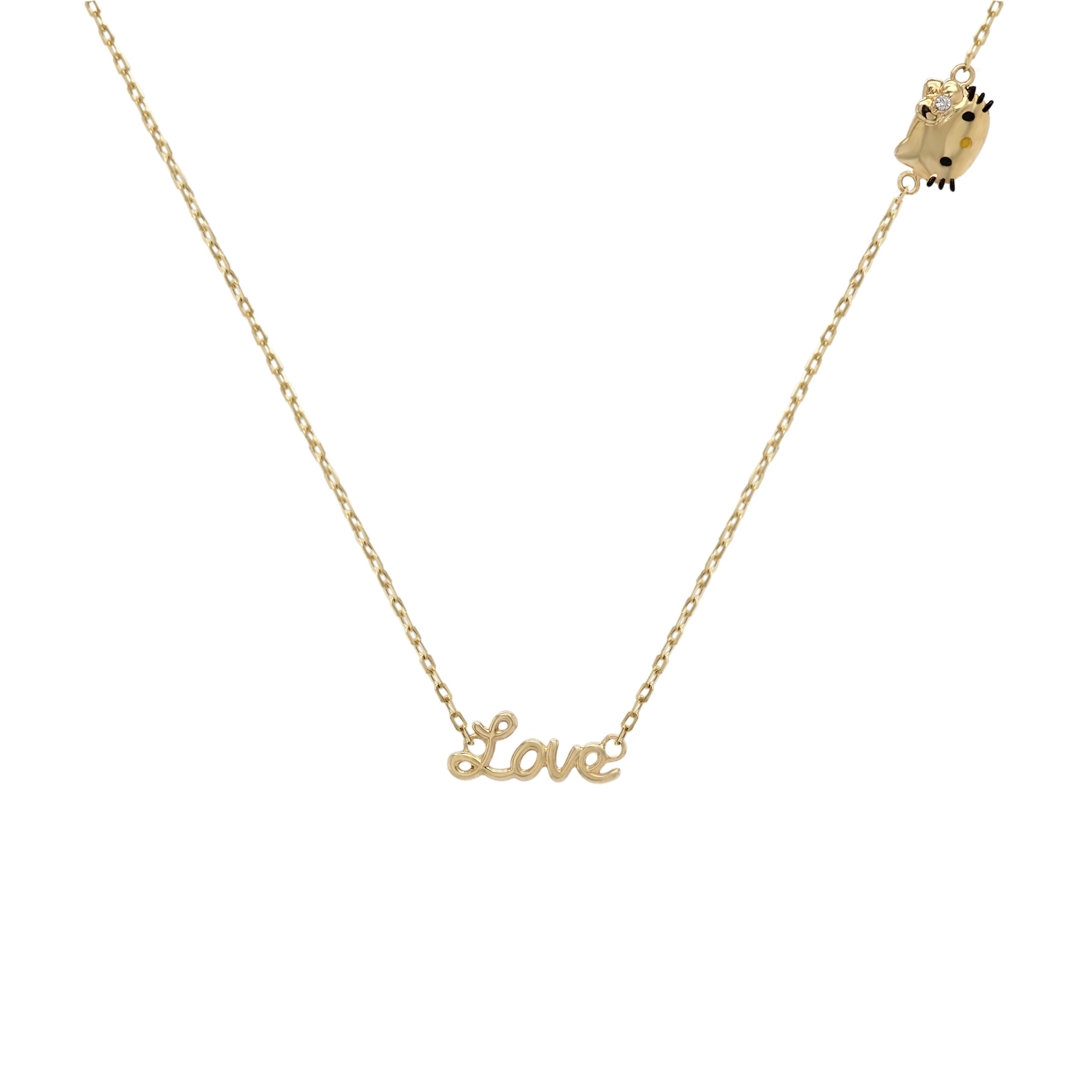 HELLO KITTY NECKLACE LOVE AND FACE