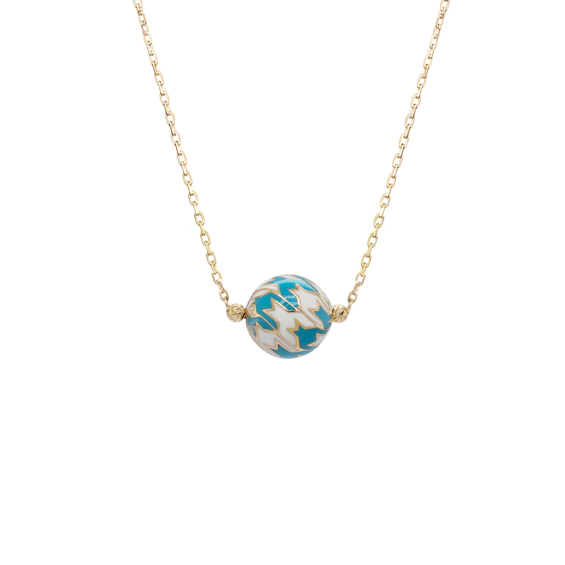 CHRISTIES NECKLACE WHITE AND BLUE