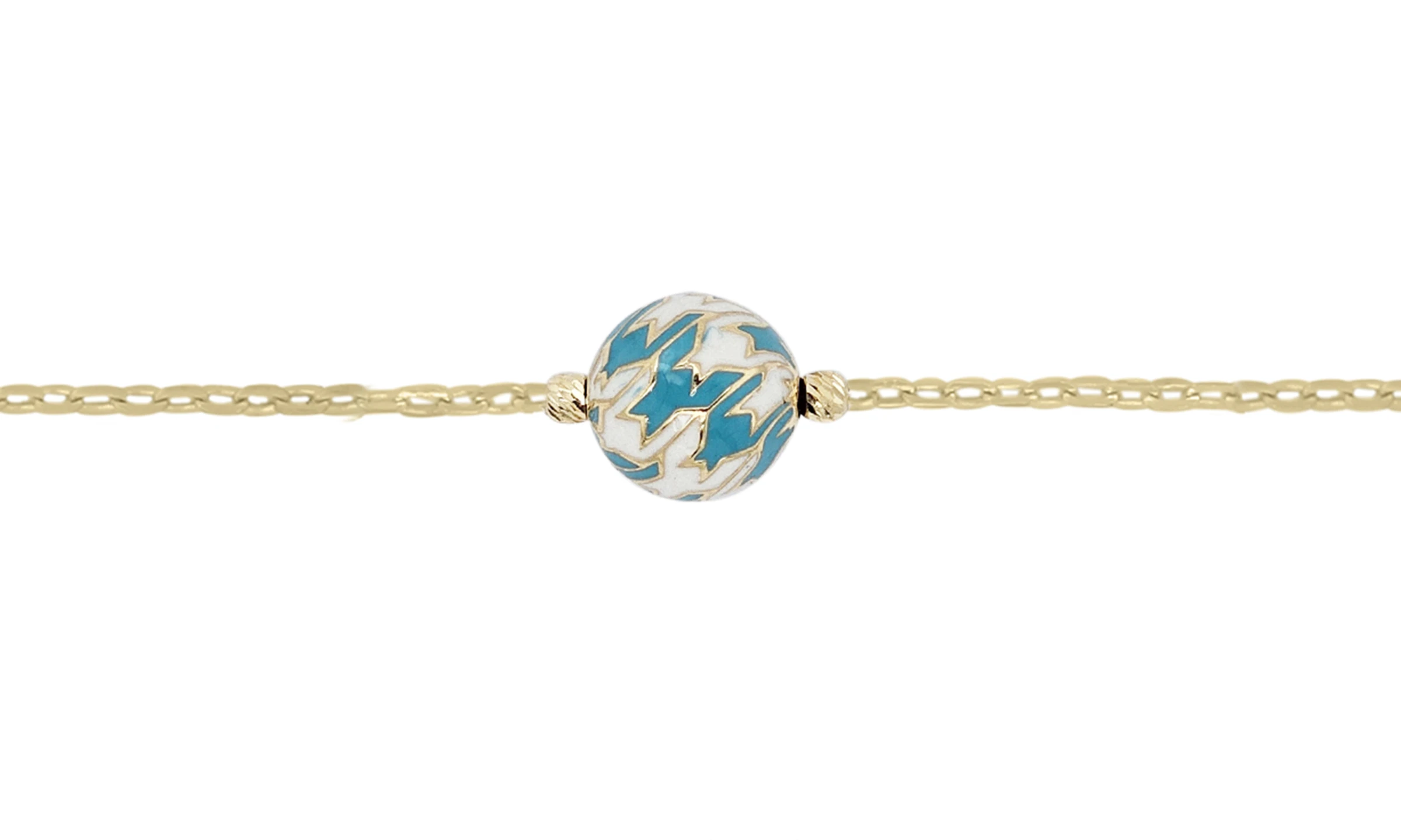 CHRISTIES BRACELET WHITE AND BLUE
