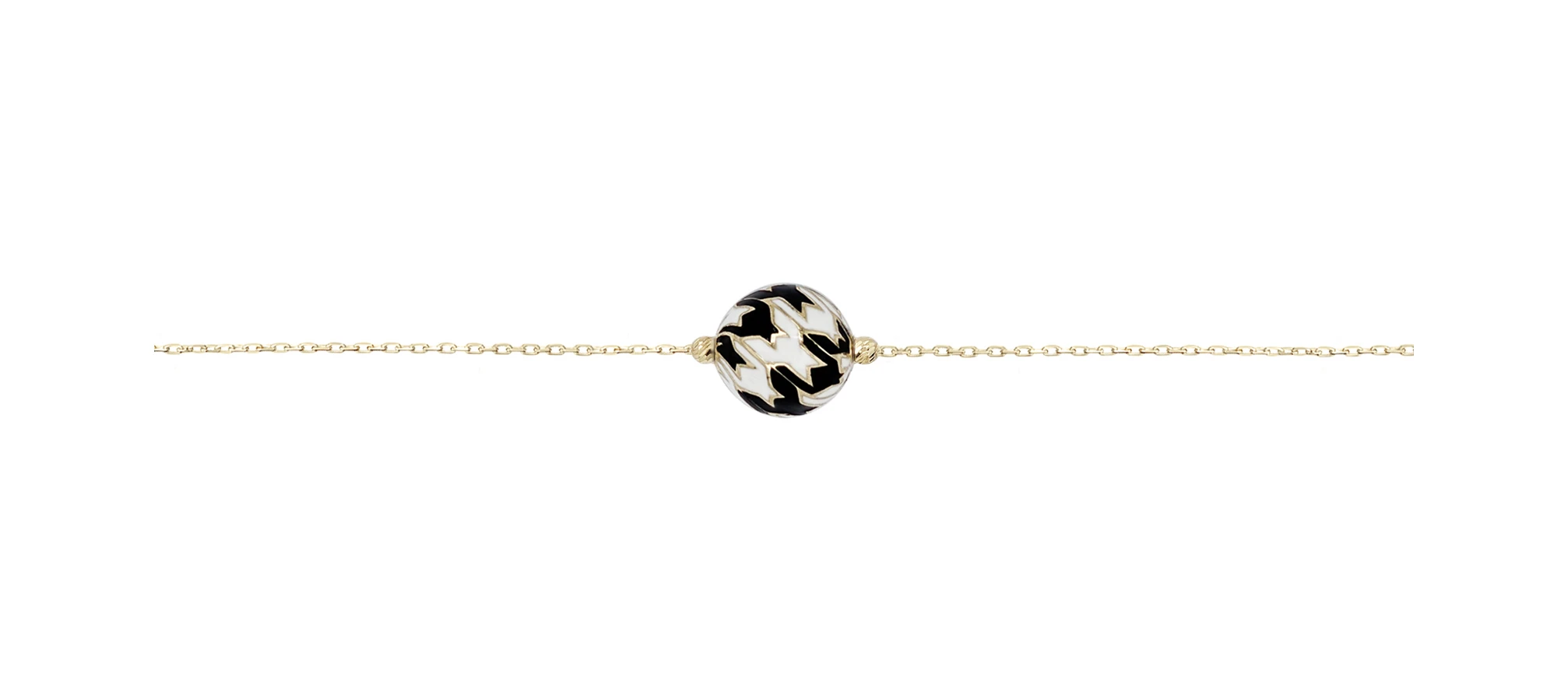 CHRISTIE'S BRACELET WHITE AND BLACK