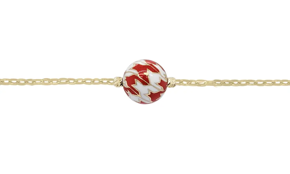 CHRISTIE'S BRACELET WHITE AND RED