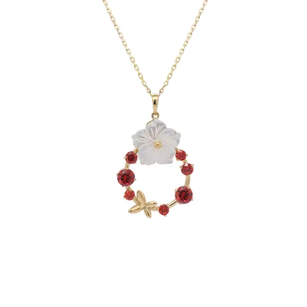NATURA NECKLACE RED