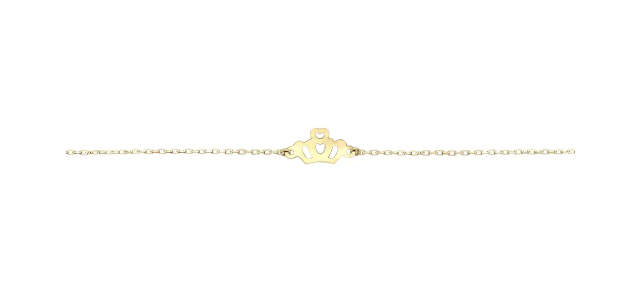 BABY BRACELET WITH CROWN