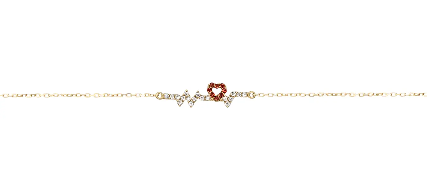 HEART BEAT STONE BRACELET