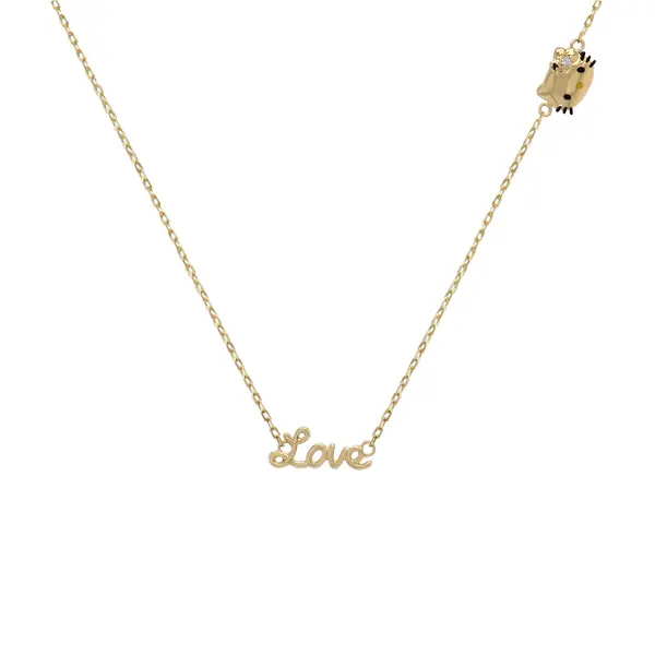 HELLO KITTY NECKLACE LOVE AND FACE