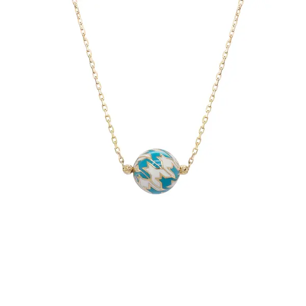 CHRISTIES NECKLACE WHITE AND BLUE