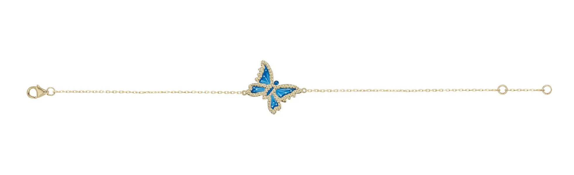 BUTTERFLY BRACELET BLUE