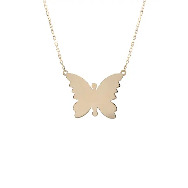 BUTTERFLY NECKLACE GREEN