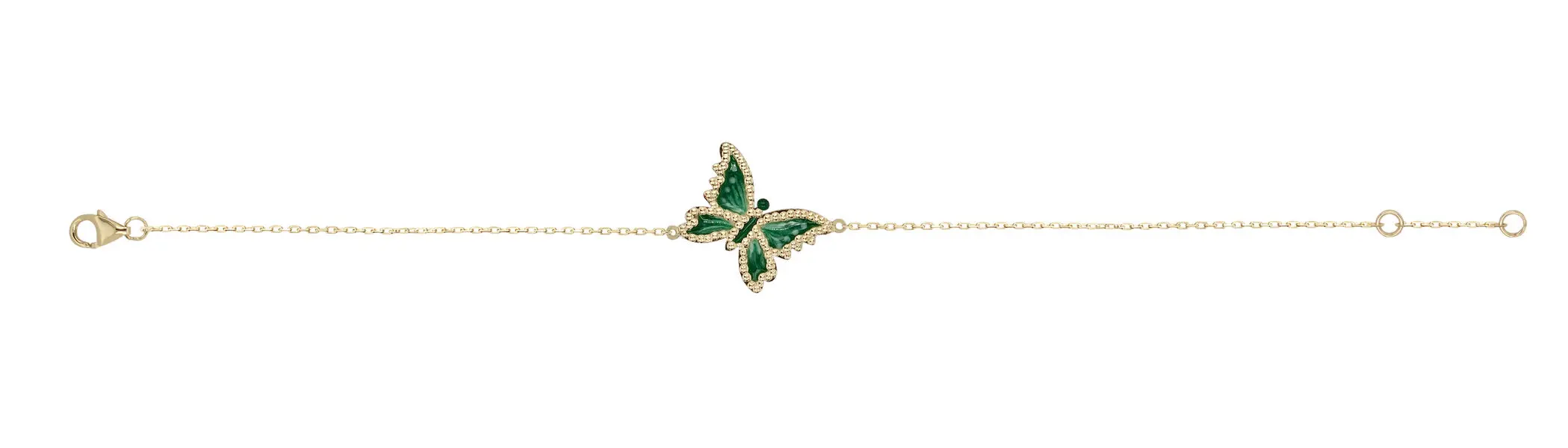 BUTTERFLY BRACELET GREEN