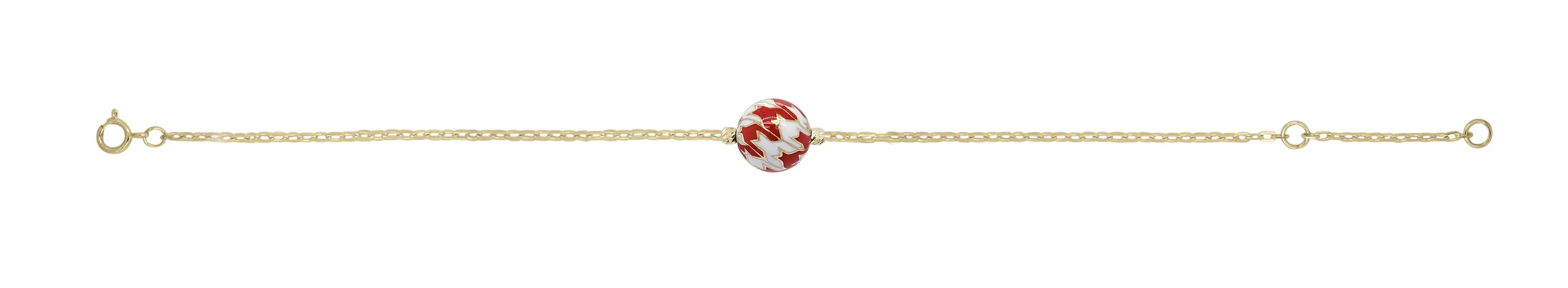 CHRISTIE'S BRACELET WHITE AND RED