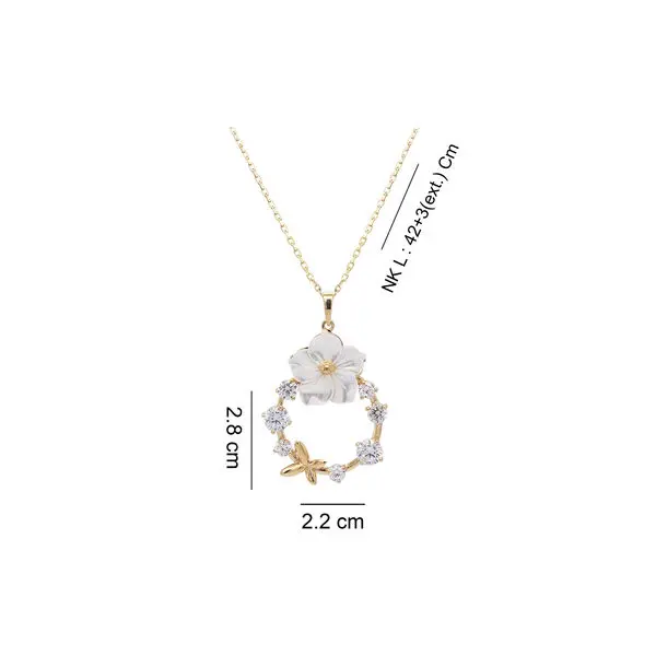 NATURA NECKLACE WHITE