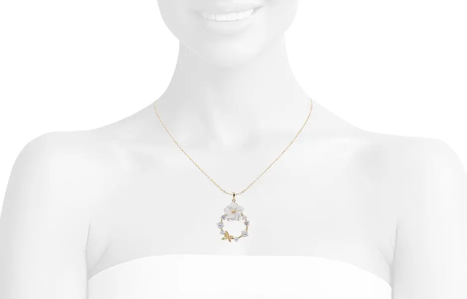 NATURA NECKLACE WHITE