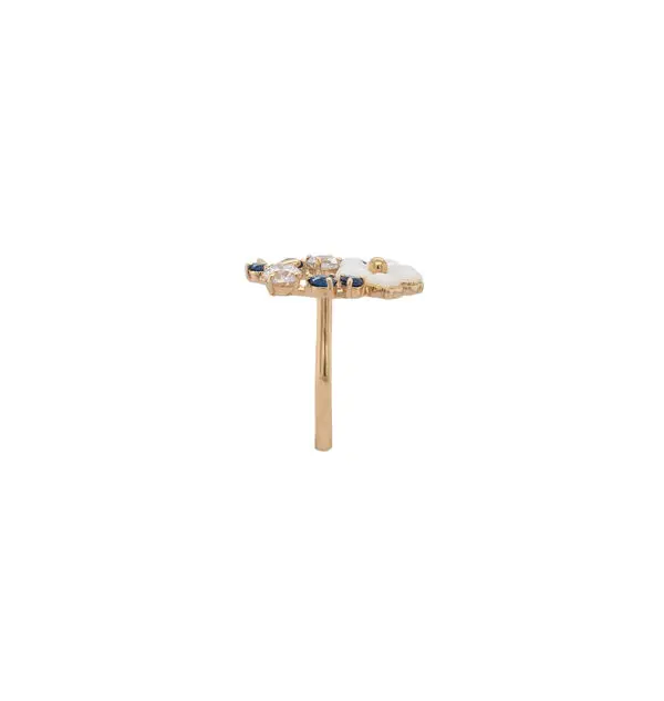 NATURA RING BLUE AND WHITE