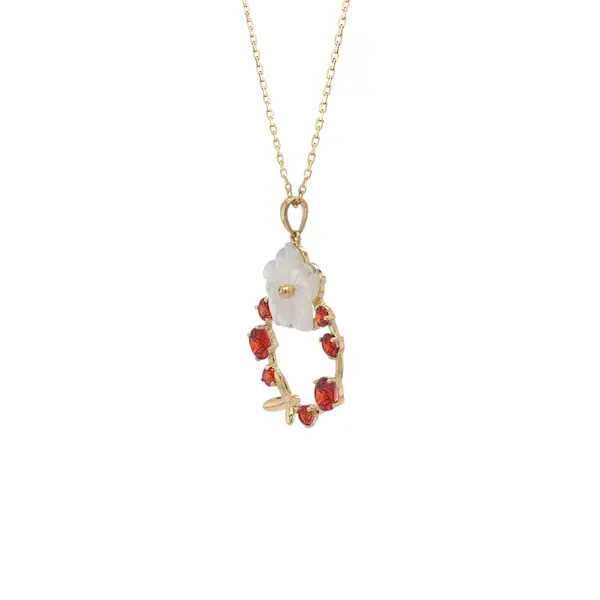 NATURA NECKLACE RED