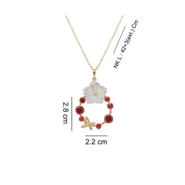 NATURA NECKLACE RED