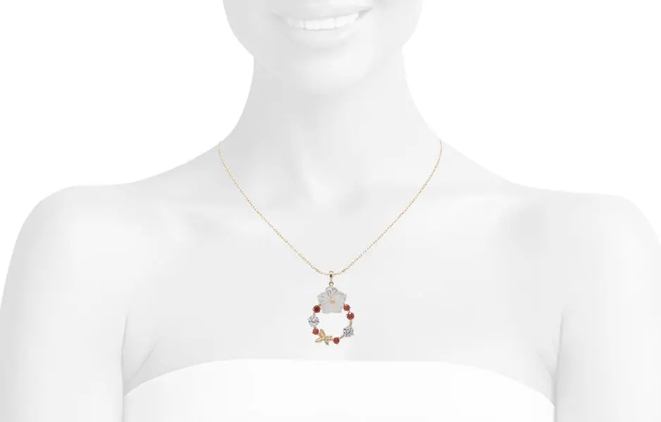 NATURA NECKLACE RED