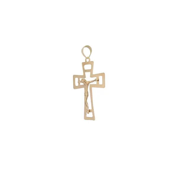 CROSS WITH JESUS BIG 4.5 CM 