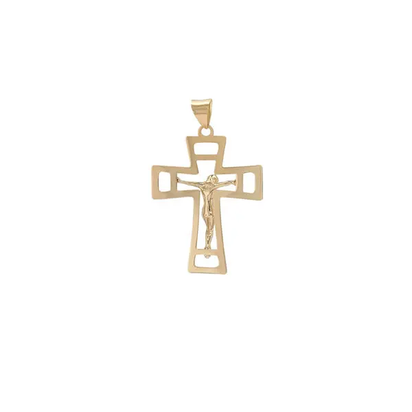 CROSS WITH JESUS BIG 4.5 CM 