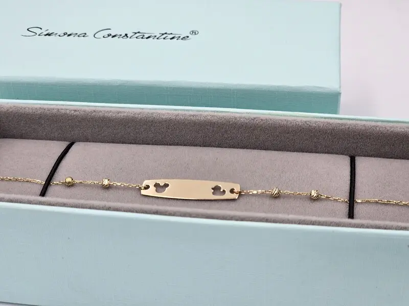 BABY BRACELET ID WITH MICKEY AND DUCKLING