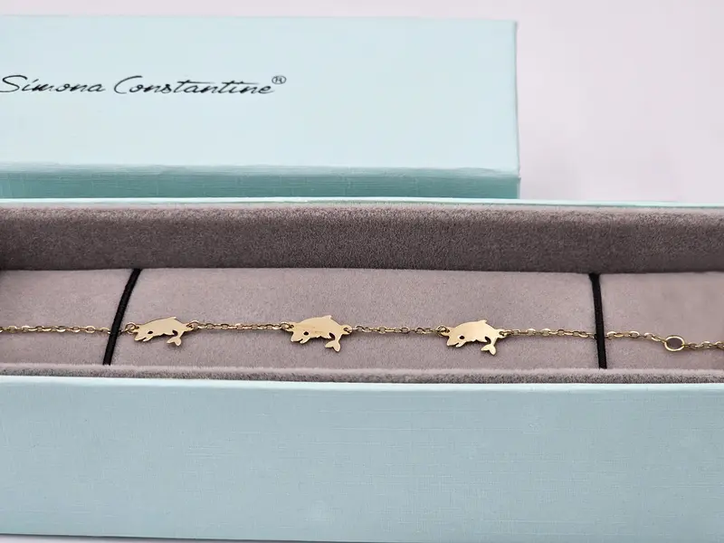 BABY BRACELET WITH 3 DOLPHINS
