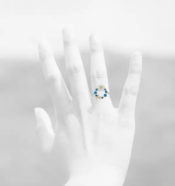 NATURA RINGS BLUE