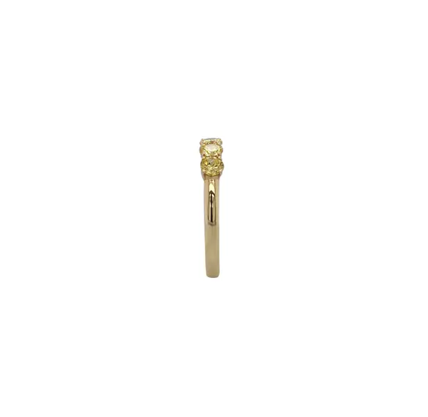 RING 5 STONE 3.5MM YELLOW