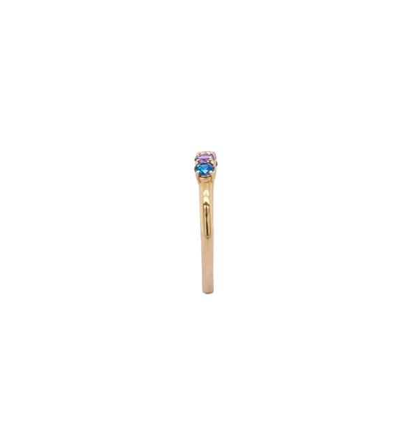 RING 5 STONE 3MM MIX