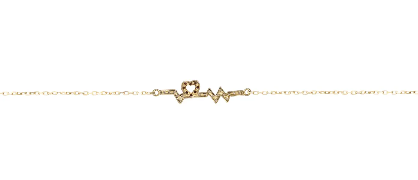 HEART BEAT STONE BRACELET