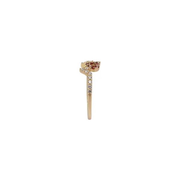 HEART BEAT STONE RING