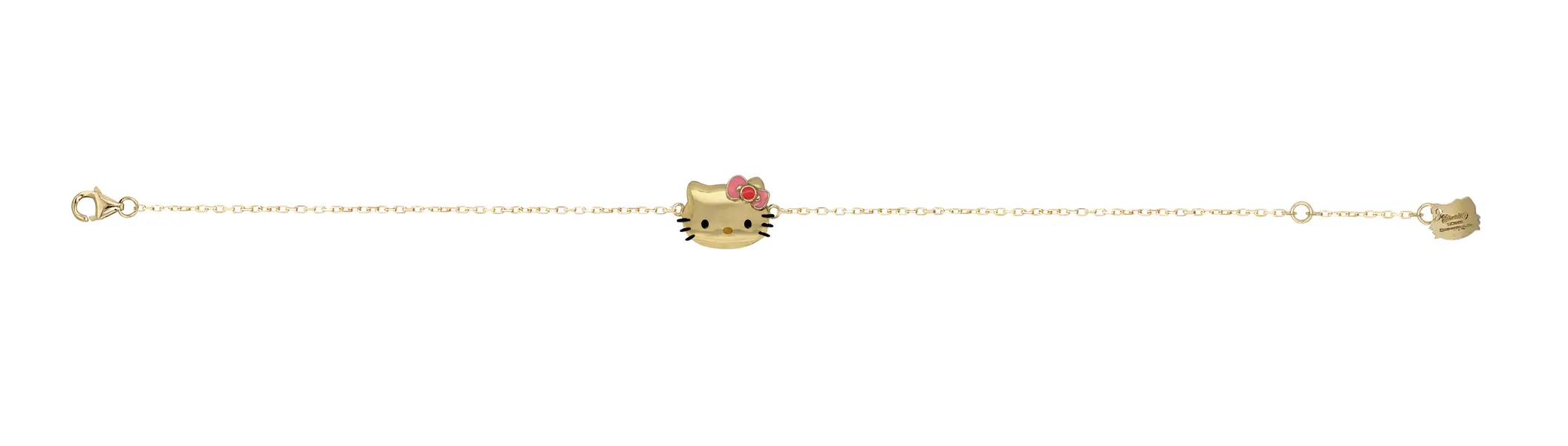 HELLO KITTY BRACELET WITH GOLD FACE