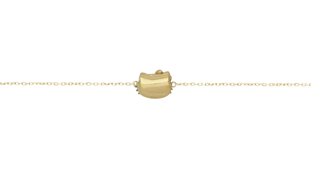 HELLO KITTY BRACELET WITH GOLD FACE