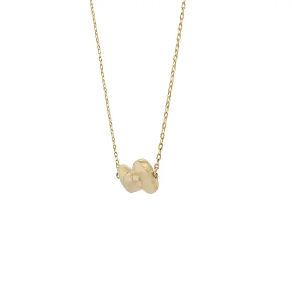 HELLO KITTY NECKLACE Y/G BOW