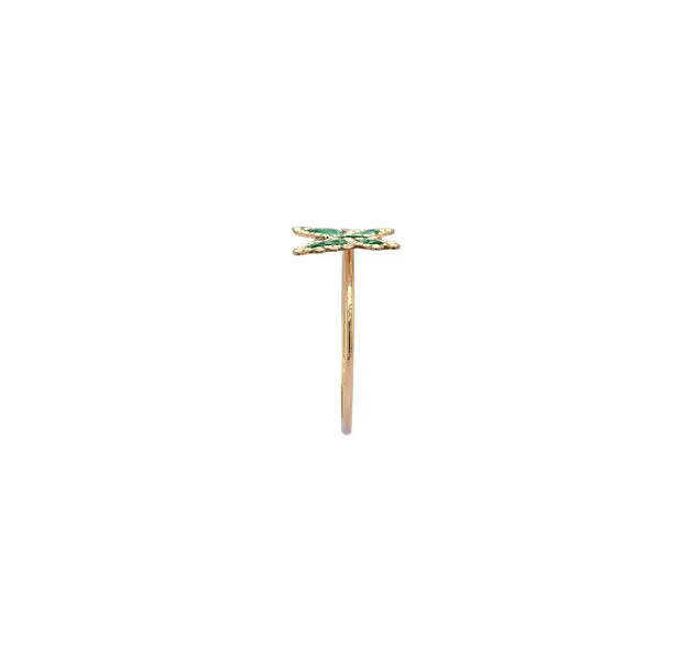 BUTTERFLY RING GREEN