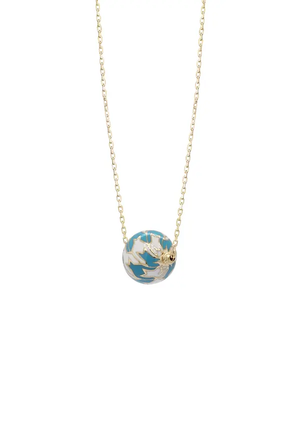 CHRISTIES NECKLACE WHITE AND BLUE