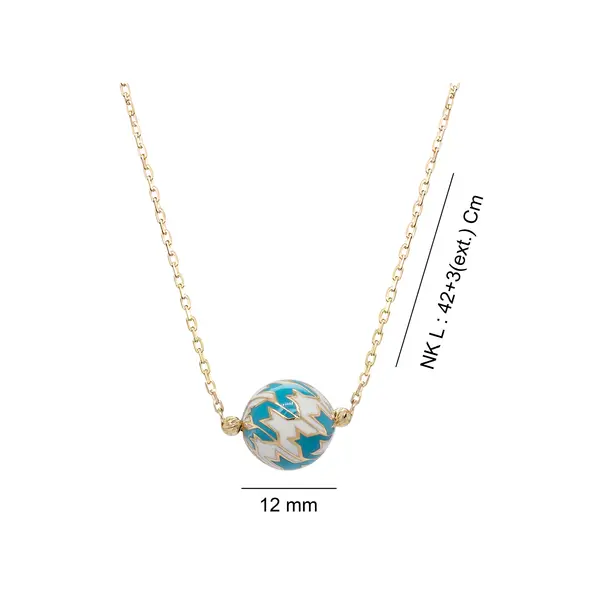 CHRISTIES NECKLACE WHITE AND BLUE