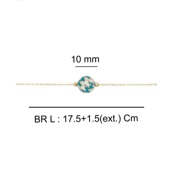CHRISTIES BRACELET WHITE AND BLUE