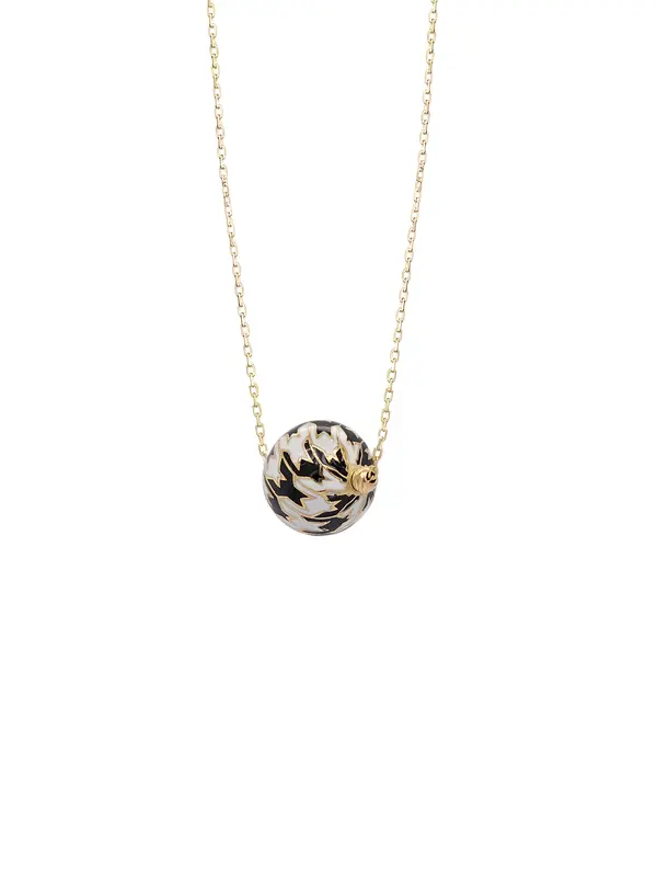 CHRISTIE'S NECKLACE WHITE AND BLACK